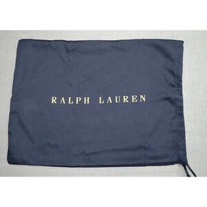 ITALY made RALPH LAUREN Dust bag cotton TRAVEL keepers 11"x15.5"
